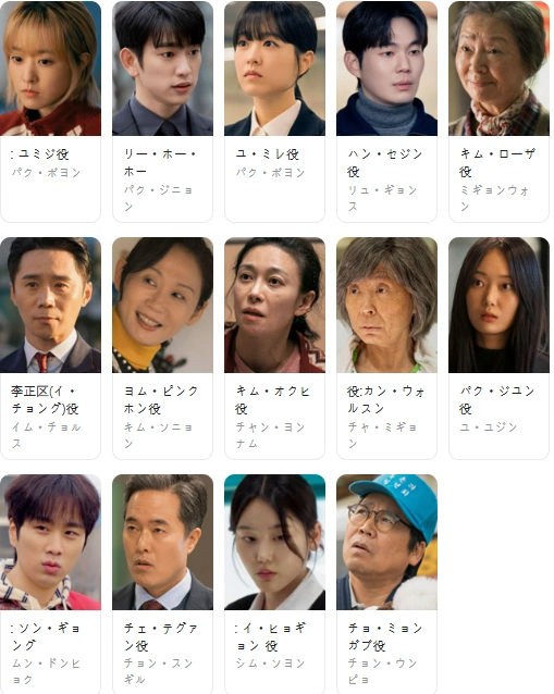未知のソウル キャスト