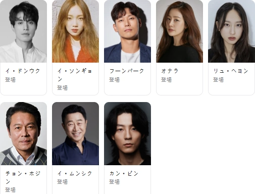 優しい男の物語 キャスト相関図