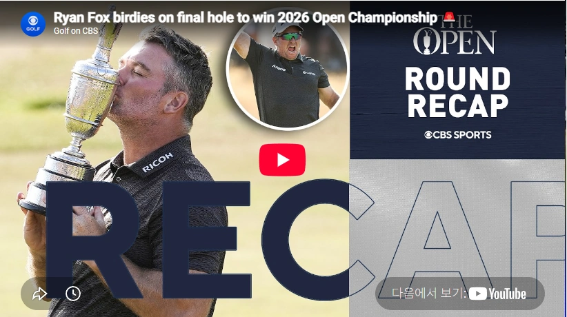 39歳で全英オープン優勝 ゴルフ ライアン・フォックス プロフィール & クラブセッティング WITB 39歳でメジャー大会「全英オープン」優勝
