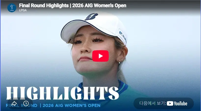 ゴルフ 桑木志帆 プロフィール·LPGA AIG女子オープン優勝賞金 (クラブセッティング WITB) 2026 AIG WOMENS WIN HILIGHTS