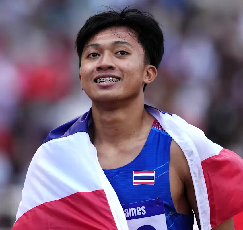 陸上 プリポル・ブーンソン プロフィール·タイ100m新記録推移·身長 陸上 プリポル・ブーンソン プロフィール·タイ100m新記録推移·身長
